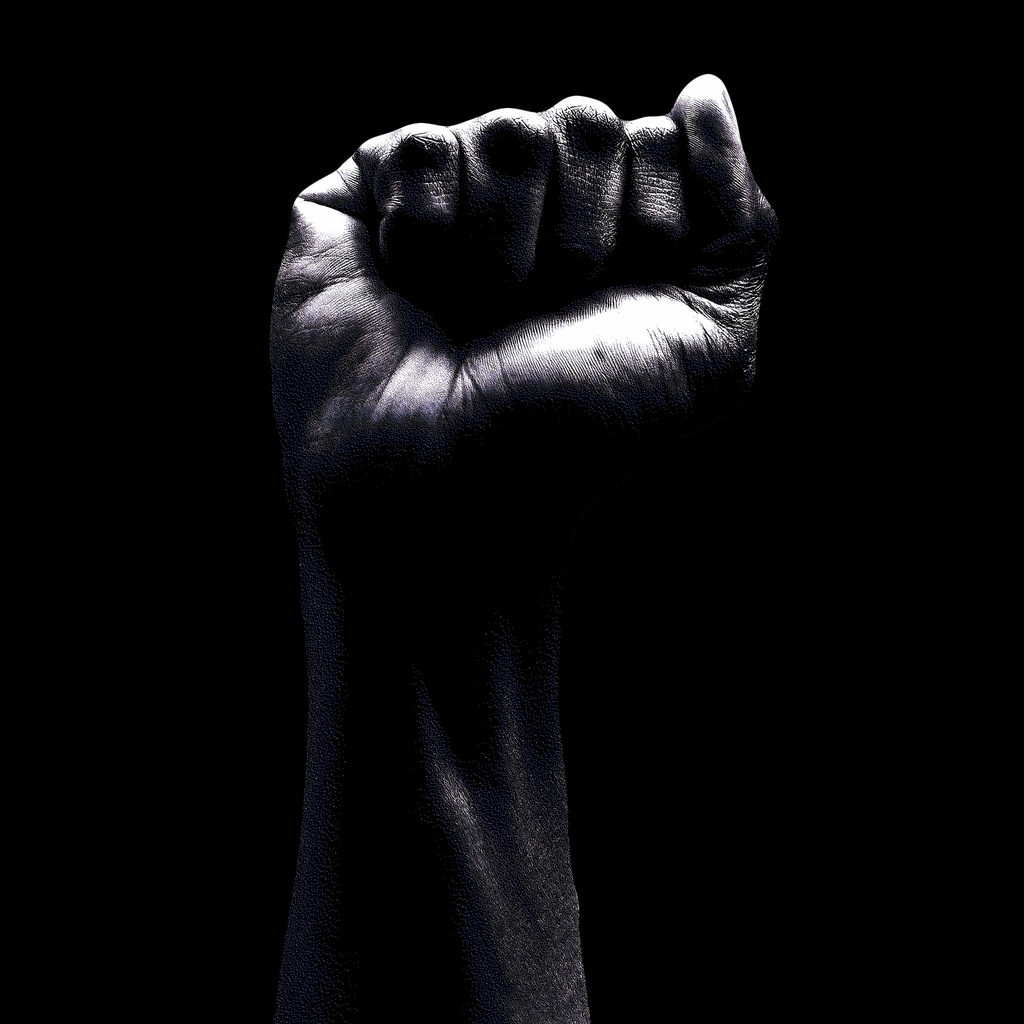 Raised fist