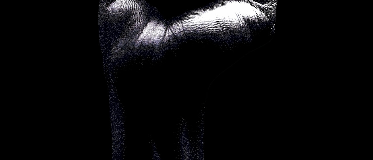 Raised fist
